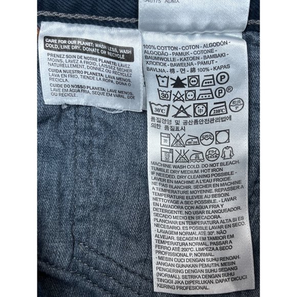 Levi’s Men’s 501 Dark Blue Original Fit Straight Leg Sz 32x32- NWT - Picture 8 of 9